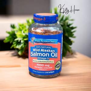 DẦU CÁ HỒI PURE ALASKA SALMON OIL OMEGA3 1000MG 210 VIÊN