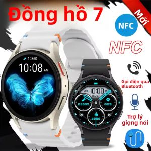 Đồng Hồ Thông Minh Mới 2025 Dành Cho Nam & Nữ Màn Hình AMOLED Theo Dõi Sức Khỏe Chống Nước Trợ Lý Giọng Nói Hỗ Trợ Gọi Điện Tương Thích Với Android & iOS