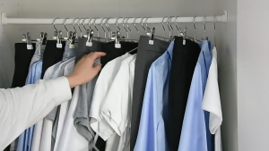 【 In Stock 】7-hole Metal Chain Hanger Stainless Steel Clothing Storage Hanging Chain Space-saving Hanger Wardrobe Clothing Storage Rantai Gantung Simpanan Pakaian 衣物收纳挂链