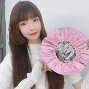 Mũ Tắm Dày Dùng Cho Gia Đình Mũ Tắm Chăm Sóc Tóc Mũ Tắm Nhuộm Tóc Mũ Tắm Hấp Thụ Dầu Bằng Giấy Bạc Mũ Tắm Giữ Nhiệt Không Cần Cắm Điện