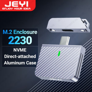 JEYI 2230 M.2 NVMe Direct-attach SSD Enclosure USB 3.2 10Gbps In-line Aluminum Solid State Drive With Magnet Protective Case
