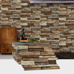 KUUJOJO Peel And Stick Tile Sticker Self Adhesive Stick On Tile Backsplash For Kitchen Bathroom Bedroom Decoration