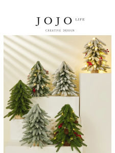 Mini Christmas Tree Decoration JOJOS L. PD.Ante. Artificial Noble Spruce 40CM Inverted Binding Festive Christmas Decoration