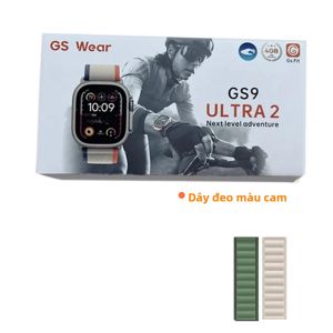 Đồng Hồ Thông Minh GS Ultra 2 Dành Cho Nam Nữ Hỗ Trợ Gọi Bluetooth Màn Hình AMOLED Bộ Nhớ Trong 4GB Theo Dõi Sức Khỏe Tích Hợp Nghe Nhạc Chụp Ảnh Hệ Điều Hành OS10