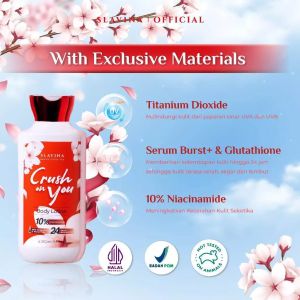 READY STOCK Slavina Lotion Crush On You | Mencerahkan Kulit | By Nagita Slavina