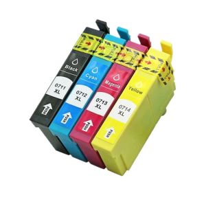 Hộp Mực Epson T0711 Tương Thích Với Stylus D120 D78 D92 DX4000 DX4050 DX4400 DX4450 DX5000 DX5050 DX6000 Hộp Mực Hoàn Toàn Bằng Nhựa