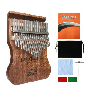 Dozzly Kalimba Thumb Piano 21 Keys With Tune-Hammer With a Phone Holder