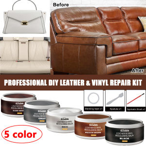 Leather Color Restorer Cream Kit for Car Seats Furniture Jackets Shoes Scratch Repair polish Renovation Cream DIY Leather Care