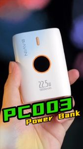 BAVIN PC003 10000mAh 22.5W Fast Charging Portable Powerbank w/ Digital Indicator Compatible for iPh & Android Phones