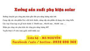 Kẹp thoát nước inox pin năng mặt trời