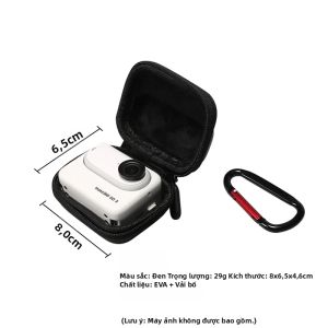 Hộp Đựng Insta360 GO3 Mini Túi Đựng Du Lịch Di Động Chống Nước Chất Liệu EVA Phụ Kiện Máy Ảnh Túi Đựng Dành Cho Máy Quay Thể Thao & Hành Động