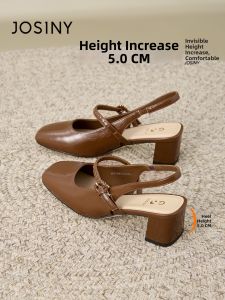 Josiny | French Style Coarse Heel Mary Jane Womens Shoes