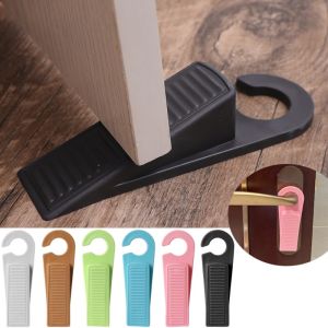 【Sunflower】Multifunctional Windproof Door Bottom Bracket Safety Silicone Door Stopper Home Office Door Rear Retainer Anti-Collision Pad