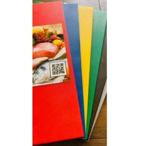 [ส่งไวจากไทย]เขียงพลาสติกทำครัว สีเขียว 18x24x0.5นิ้ว สำหรับห้องครัว ร้านอาหาร โรงงาน TwinFish รหัสCB-2G