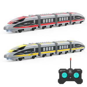 Remote Control Car Toys - Simulated high-speed train model Light & Sound Effects Ideal Birthday Christmas Gift for Kids Boys and Girls