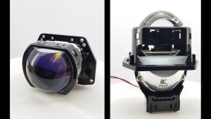 Projie BiLED Square 3 Inch 70W Blue Lens Projector LED Laser Kotak 3.0" VOXX P6