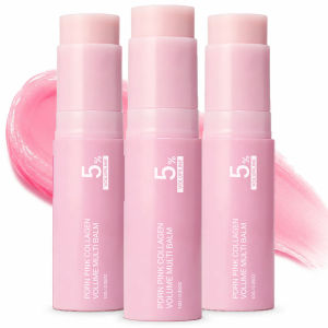 PDRN Pink Collagen Volume Multi Balm Stick Face & Body Balm for Under-Eyes Neck Forehead Smile Lines  Radiance Care K-Beauty