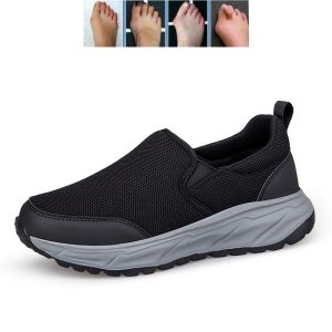 RUCHI Slip on Breathable Mens Walking Shoze Wide Width Women Shoes Closure Lightweight for Diabetic Edema Swollen Feet Elderly walking shoes
