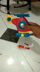 Mainan Anak DIY Helicopter OCT 5749 Bisa Bongkar Pasang Set Obeng Murah | Mainan Anak Edukasi Bongkar Pasang Take Apart Helikopter DIY Set Obeng Lengkap Terbaru | Mainan DIY Bongkar Pasang