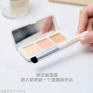 【Rdy Stock】 KATO三色遮瑕膏遮暇盘 Concealer Liquid Waterproof Sweat-proof Makeup Concealer Dark Circles 遮盖斑点黑眼圈痘印防水防汗遮瑕