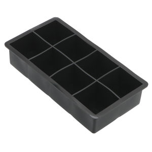 4/8-Cavity for Ice Candy Cake Pudding Chocolate Molds Square Shape Large Ice Cube Mould Ice Tray Mold Silicone Ice Cube Maker