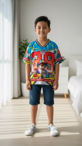 Baju Kaos Anak Perempuan Lengan Pendek/Kaos Anak/Kaos Anak Umur 3-7 Thn/Kaos Anak 14