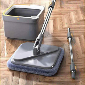 HUALUOLAN | Wood Floor Suitable Large Area Mopping Bucket Wet And Dry Use Self Wringing