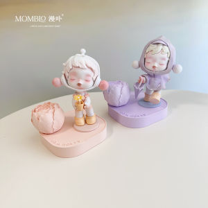 Car Decoration Dashboard Car Aromatherapy Hand Office Matching Base Car Accessories Girl Car Decoration Light Perfume Cute