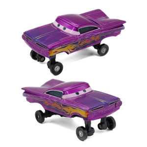 Takara Tomy | Disney Pixar Cars 2 Cars 3 Lightning McQueen High Foot Raymond Anime Figure Car Model Toy 1:55 Die Cast Alloy Kids Birthday Gift