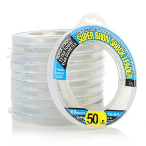 Dây Câu Cá Fluorocarbon Siêu Bền NGB 50M Sợi Đơn Chất Liệu Carbon Dùng Cho Câu Ruồi Câu Biển Sông Hồ