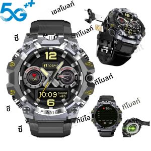 อัพเกรด Android 10.0 สมาร์ทวอท์ช 4G รุ่นมือถือ Smartwatch พร้อม HD กล้องคู่ IP68 Watchproof เข็มทิศว่ายน้ํา GPS NFC