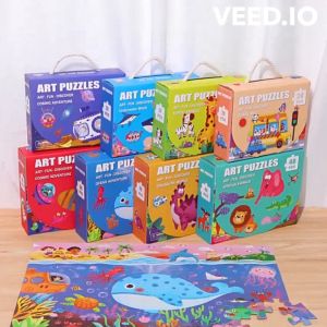 24pcs/48pcs/60pcs Kids Jigsaw Puzzle Educational Toys for Kids