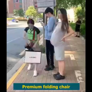 ChicLiving Outdoor Stool Multifunctional Folding Chair for Ideal for Camping Beach and Outdoor activities