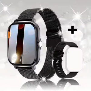 New Smart Watch Android Phone 1.44Inch Color Screen Bluetooth Call Blood Oxygen/Pressure Monitoring Smart Watch Women Men HT30