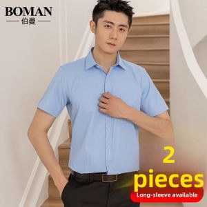Boman | Summer Mens Long Sleeve Business Shirt