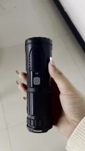 ESMARTER | AG55 Outdoor LED Flashlight with Laser Wick Long-Range Emergency USB Rechargeable Power Bank Function Mountaineering Torch Light