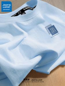 Jeanswest | New Summer American Style Blue Mens T-Shirts