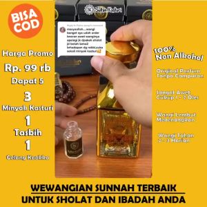 Parfum Arab Kasturi - Halal 100% original wangi tahan lama isi banyak