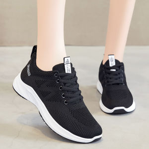 Giày Thể Thao Nữ Mới Mặt Giày Lưới Thoáng Khí Thiết Kế Đẹp Chạy Bộ Ngoài Trời