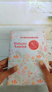 Al Quran Hafalan Terjemah  Per Kata Tajwid Warna Hafazan Annisa Ukuran A5 Cover Kain Satin