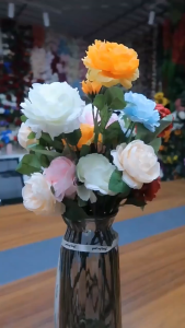 3 Heads Artificial Flower Peony Hydrangea Fake Flower for Decoration Plastic Flower Wedding Bouquet