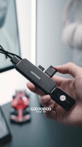 Bộ Chia Cổng USB Ô Tô 4 Trong 1 GOOJODOQ 3 Cổng Sạc + 1 Cổng Dữ Liệu USB 2.0Sạc Cùng Lúc 3 Thiết Bị