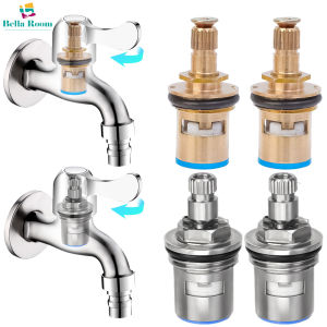 Faucet Cartridges Universal Stainless Steel Faucet Valve Core Household Single Angle Valve Kitchen Bathroom Faucet Accessories