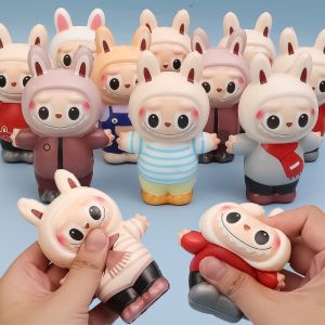 Kawaii Labubu Stress Relief Squishy Anime Cartoon Childrens Hand Pinch Toy Healing Gift