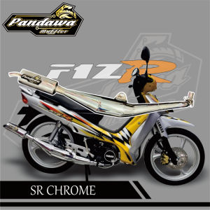 Knalpot Standar Racing Fizr Force1 F1zr F1 Model Chrom Knalpot Pandawa Muffler Copy AHM Knalpot Prepet