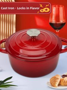 Nồi Đa Năng Gang Phủ Men cho Bếp