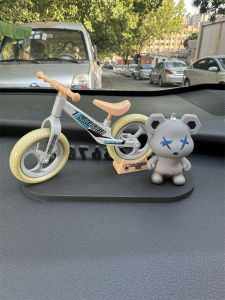 Cool Bear Bicycle New Model Temporary Parking Number Plate Car Interior Decoration Moving Car Phone Number Plate Plastic Material Cute Style