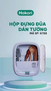 Hộp Đựng Muỗng Đũa Ống Đựng Đũa Muỗng Treo Tường VIỆT NHẬT 6788 Chống bụi Ngăn Côn Trùng -TADAHOME