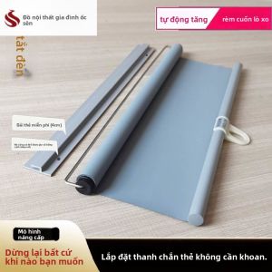 FEIZHUXIANSEN | Automatic No-drilling Full-blackout Roller Blinds