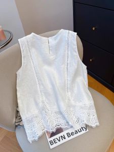 Spring Lace High-end Sleeveless Blouse